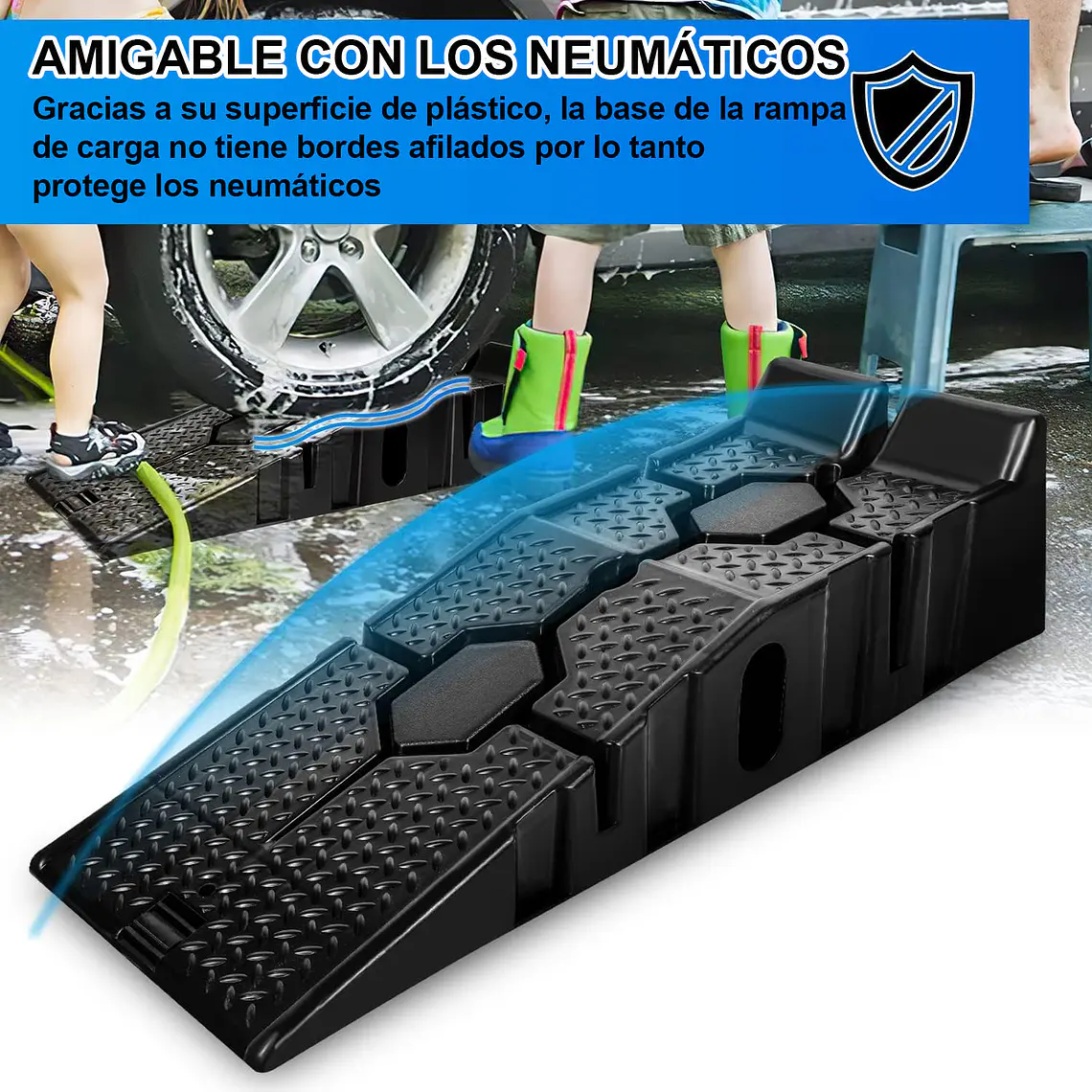 Rampas Automóviles Capacidad 3000kg Pack De 2 Unidades 2