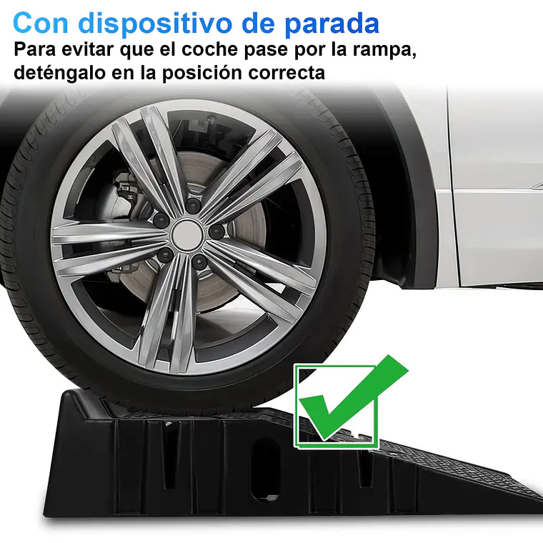 Rampas Automóviles Capacidad 3000kg Pack De 2 Unidades 3