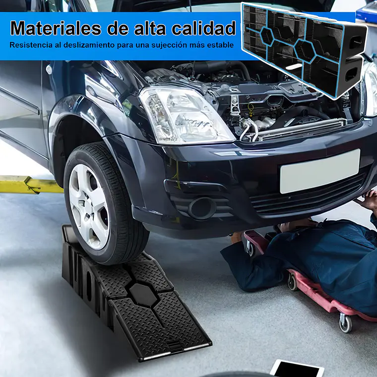 Rampas Automóviles Capacidad 3000kg Pack De 2 Unidades 4