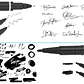 Pack 2 Plumones Permanentes Doble Punta Fina - Miniatura 2