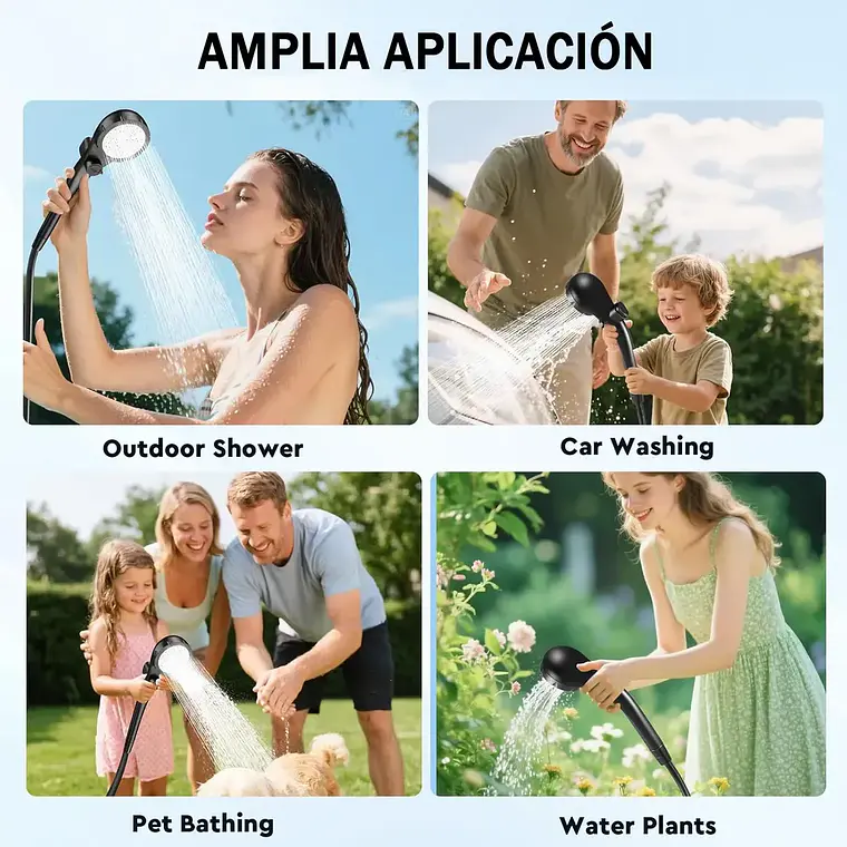 Ducha Portatil Camping 20l Recargable Con Pantalla Led 7