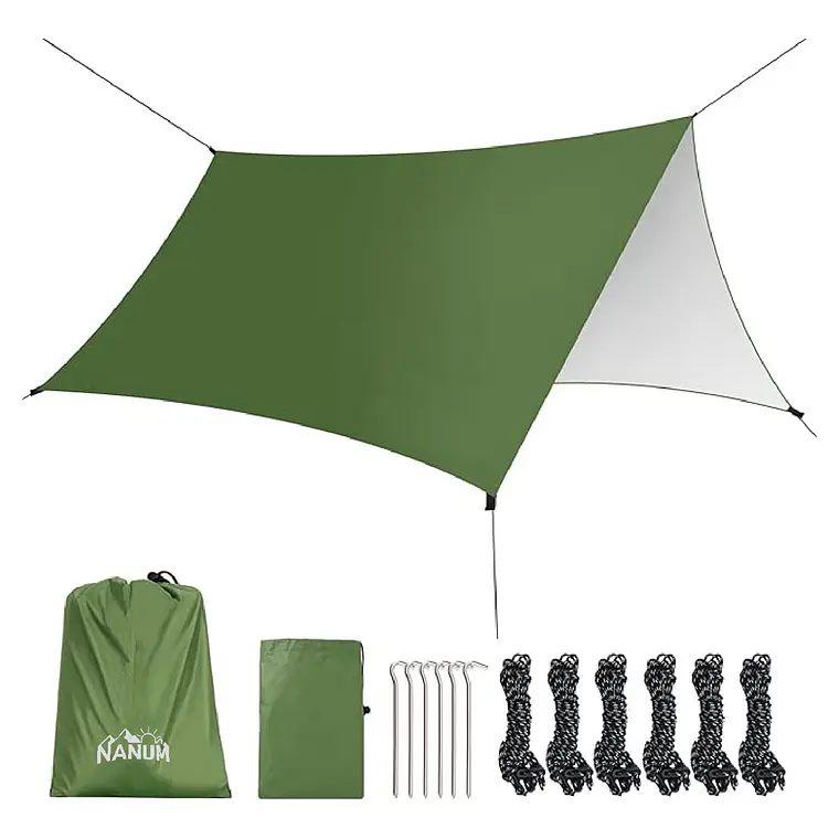 Lona Carpa Toldo Impermeable Uv Camping 3x3 Tarp Outdoor 1