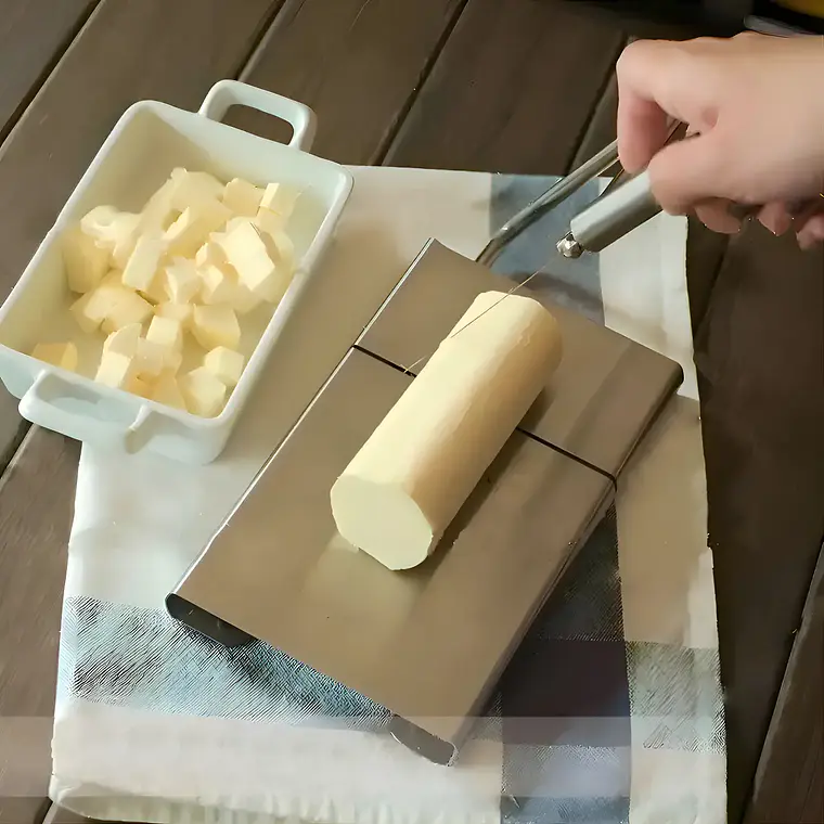 Tabla Cortador De Queso Multifuncional Acero Mantequilla 2