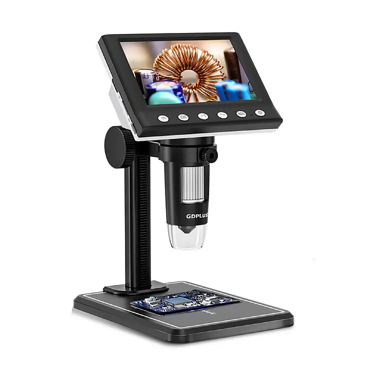 Microscopio Digital Usb 1000x Pantalla 4.3 Hd 8 Led 1