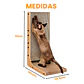 Rascador Vertical Para Gatos En Forma De L Carton Corrugado - Miniatura 7