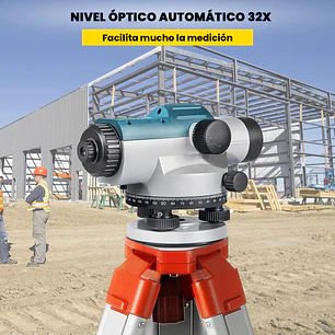Nivel Topografica 32x Herramienta Profesional Tripode Mira