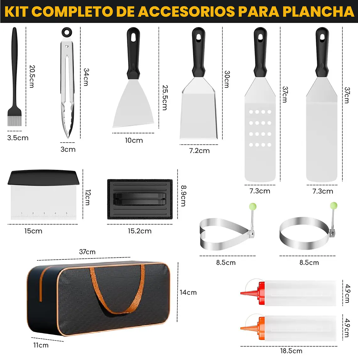 Set De Accesorios Para Plancha, Parillas 13 Piezas 5