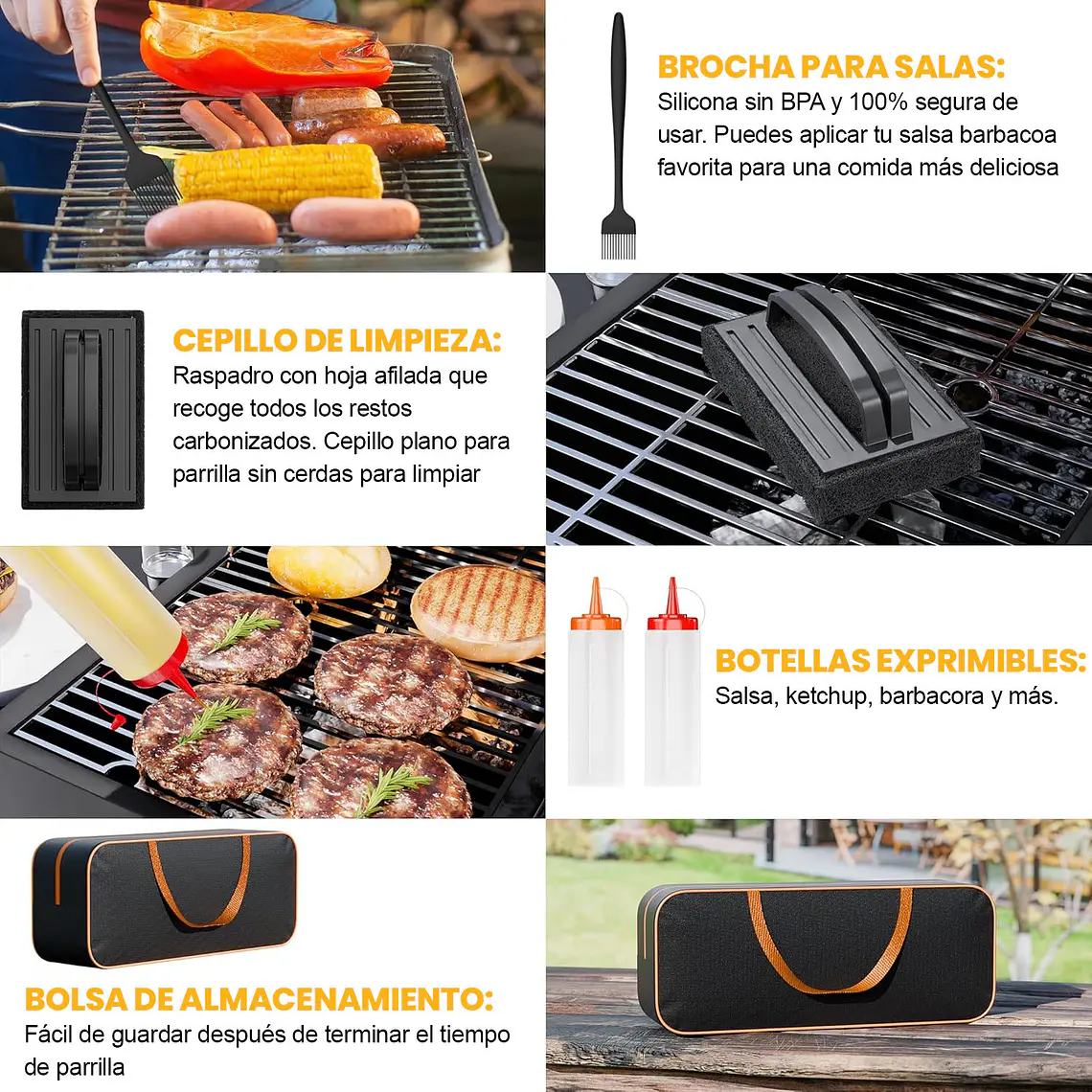 Set De Accesorios Para Plancha, Parillas 13 Piezas 4