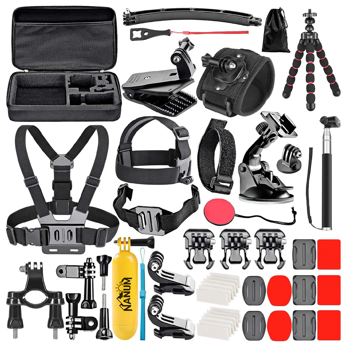 Kit De Accesorios 50 En 1 Para Cámara De Acción 1