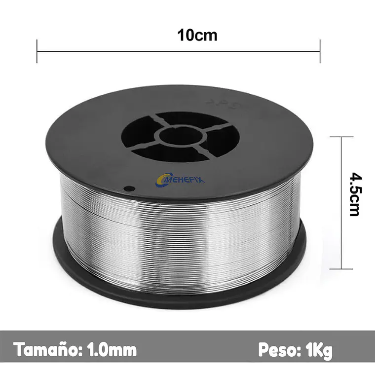 Alambre Para Soldadura Mig Flux E71t-gs 1.0mm 1kg Sin Gas 4