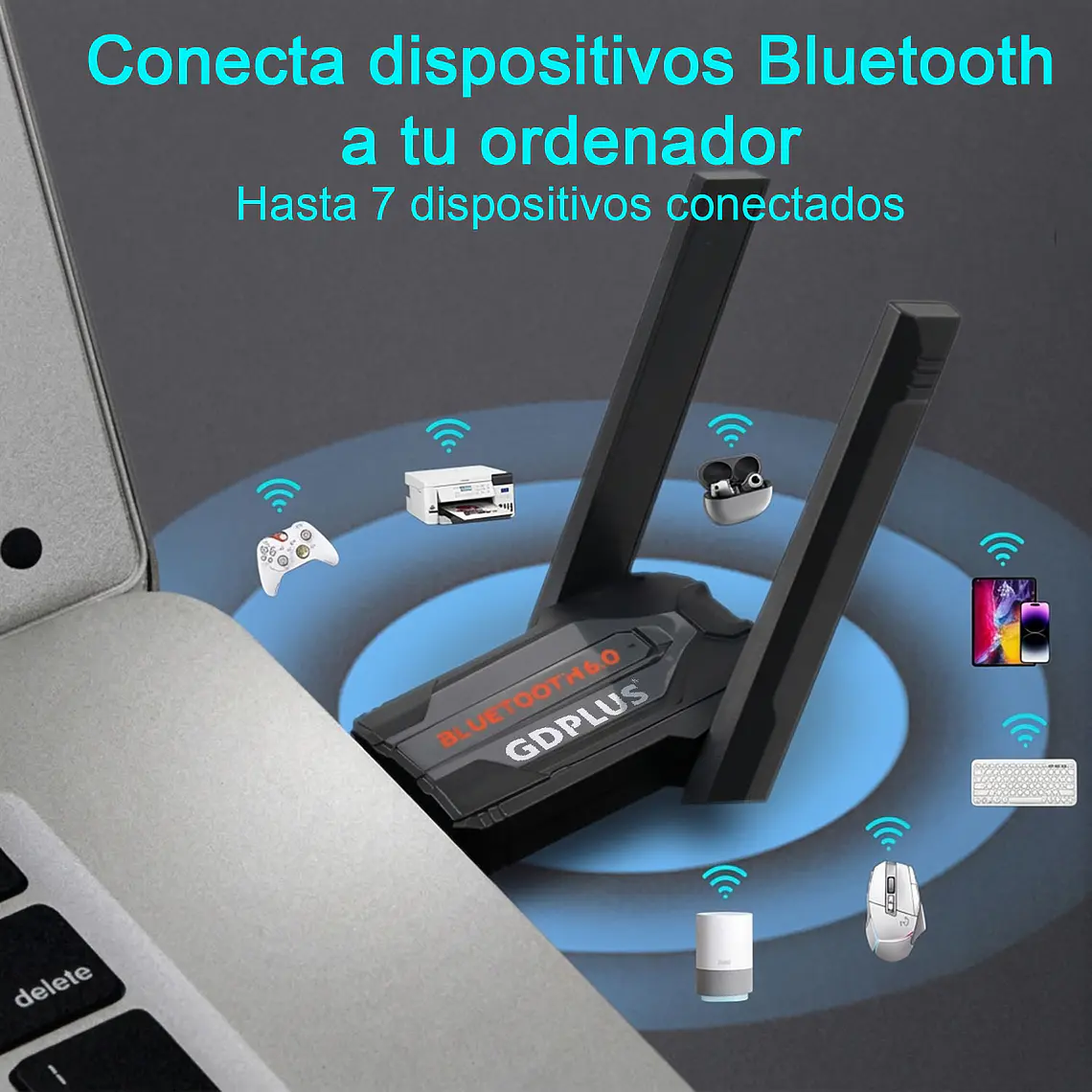 Adaptador Usb Bluetooth 6.0 Compatible Dual-mode 3