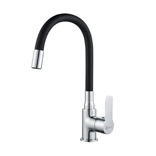 Llave Monomando Grifo De Lavaplatos Cuello Flexible De 360