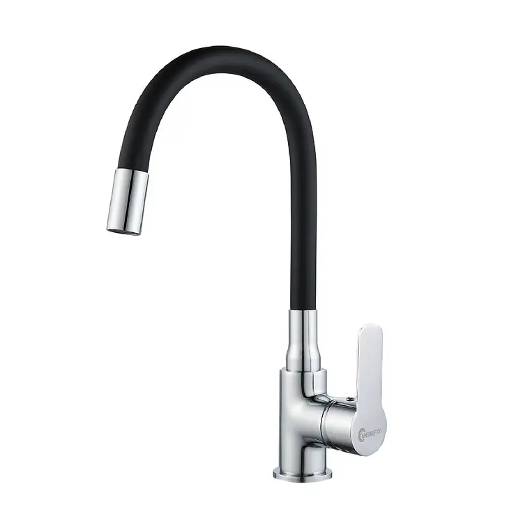 Llave Monomando Grifo De Lavaplatos Cuello Flexible De 360 1