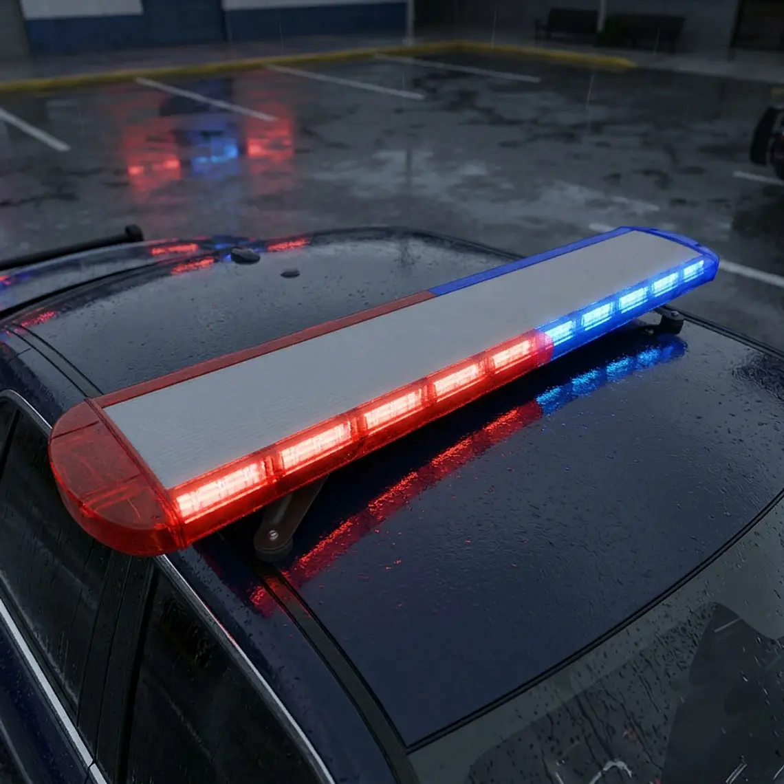 Baliza Led Barra Auto Emergencia 120cm 88 Led 12v/24v 7