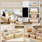 3 Cestas Canasta De Almacenamiento Organizador De Mimbre - Miniatura 6