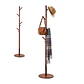 Perchero Colgador De Pie Madera 8 Ganchos Armable 172x38cm - Miniatura 1