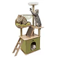 Torre Rascador Casa Torre Animales Para Gatos 140cm - Miniatura 1