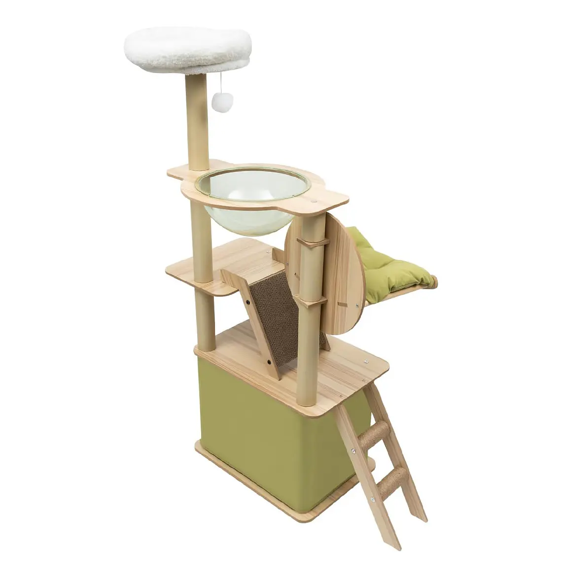Torre Rascador Casa Torre Animales Para Gatos 140cm 4