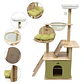 Torre Rascador Casa Torre Animales Para Gatos 140cm - Miniatura 9
