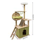 Torre Rascador Casa Torre Animales Para Gatos 140cm - Miniatura 10