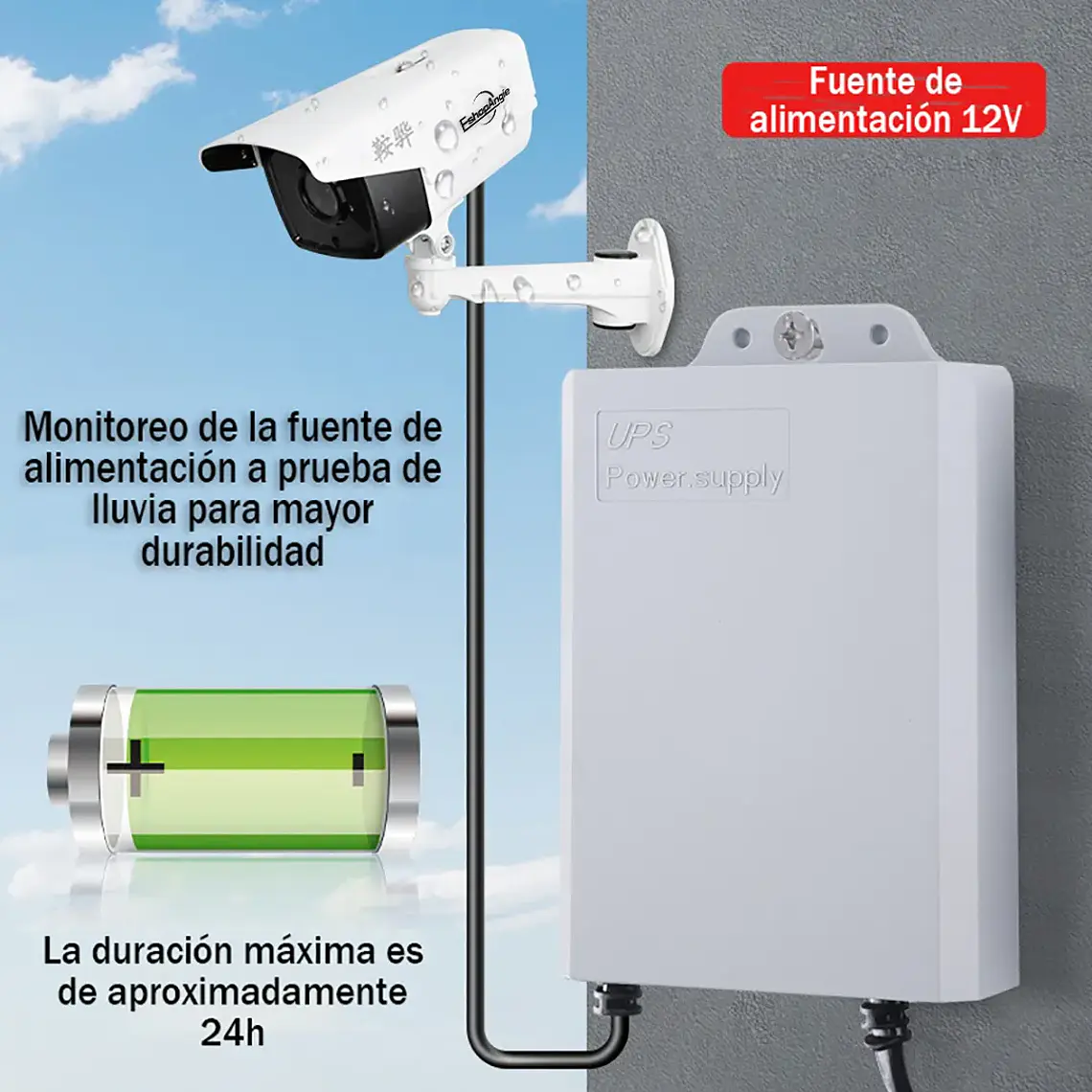Mini Ups Fuente Poder Ininterrumpida 12v 1.5a Router Camara 4