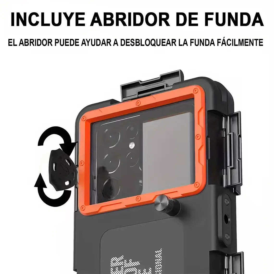 Carcasa Celular Impermeable Sumergible De Buceo De 15 Mts 4