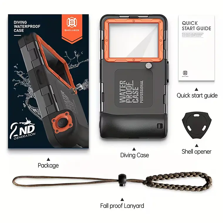 Carcasa Celular Impermeable Sumergible De Buceo De 15 Mts 7