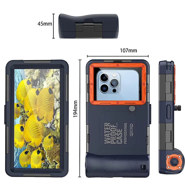 Carcasa Celular Impermeable Sumergible De Buceo De 15 Mts 8