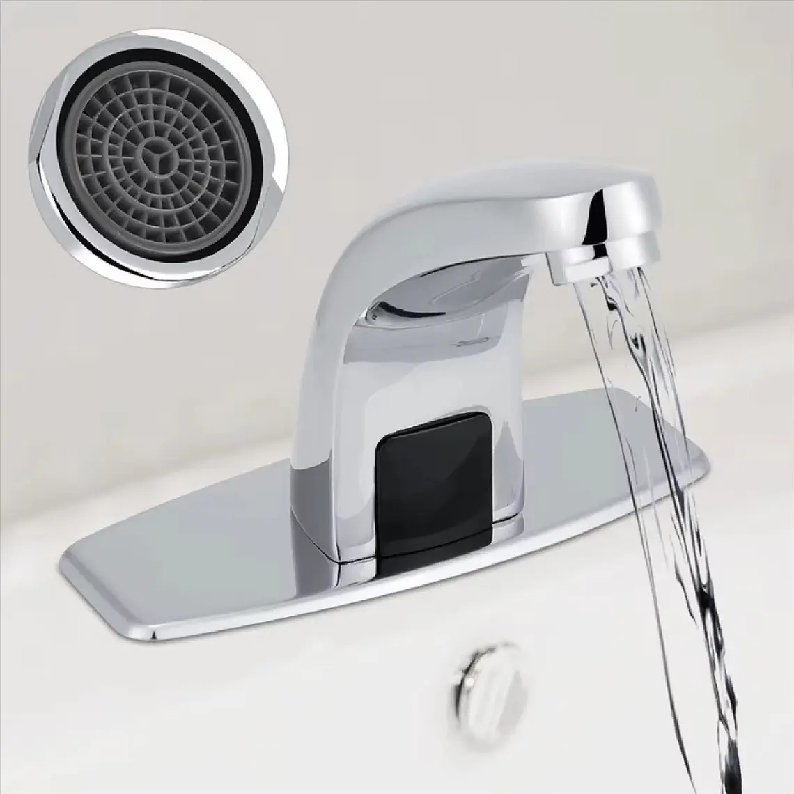 Llave Lavamanos Moderno Sensor Infrarrojo 5