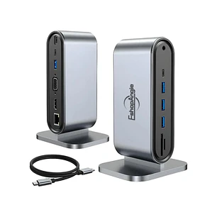Adaptador Hub 4k Multipuerto 12 En 1 Usb-c Hdmi Vga Sd/tf
