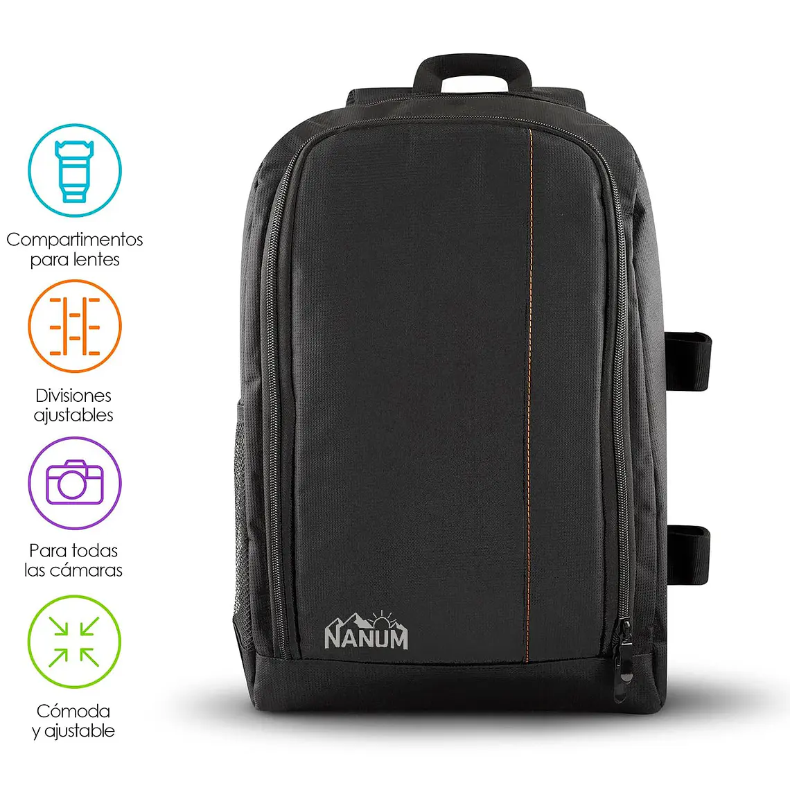 Mochila Fotografica Para Cámara Fotográfica Y Notebook 3