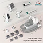 Kit Cortapelo Aspiradora Perros Gatos Aseo Mascotas 2 En 1 - Miniatura 9