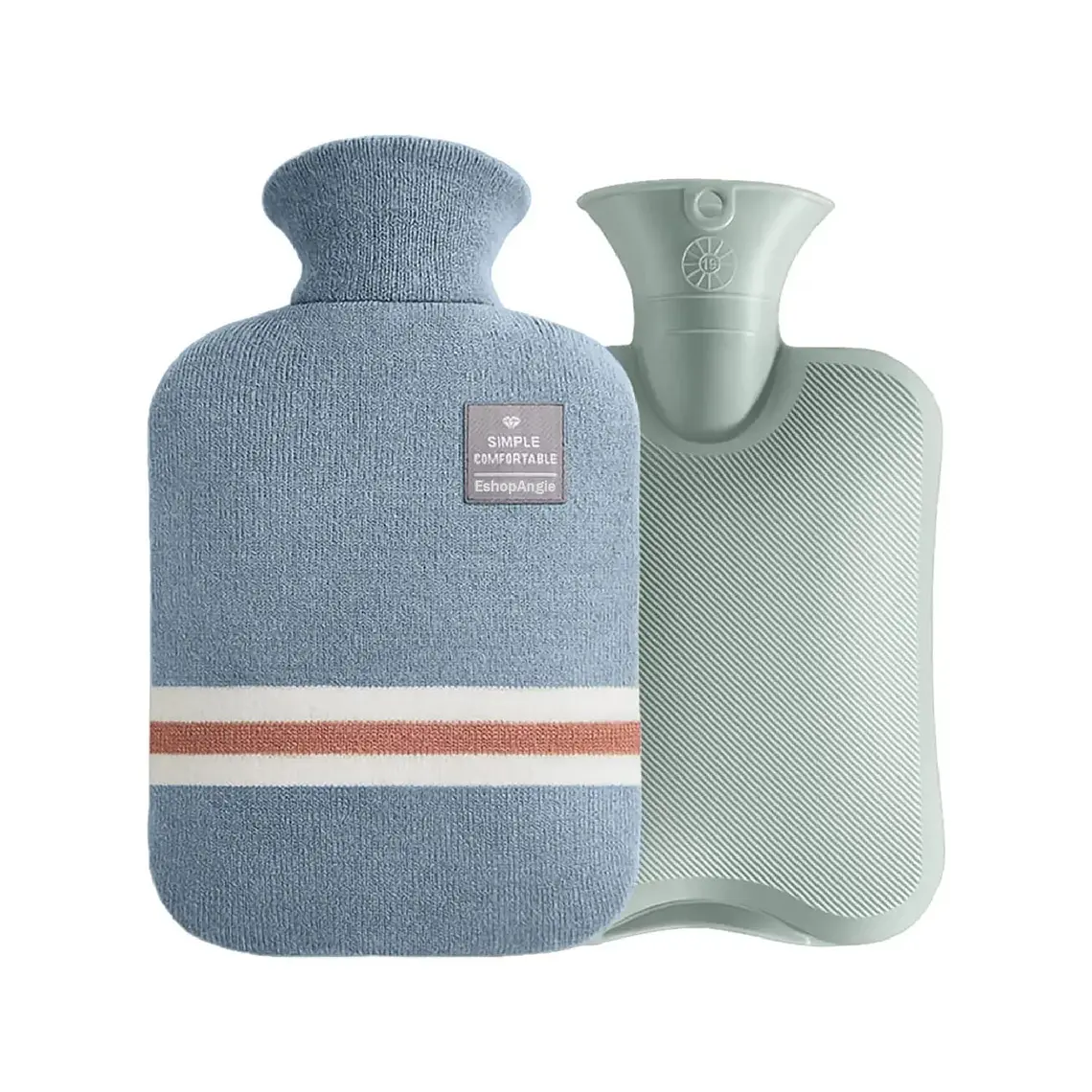 Guatero Bolsa De Agua Caliente Con Funda Tejida Guatero 1