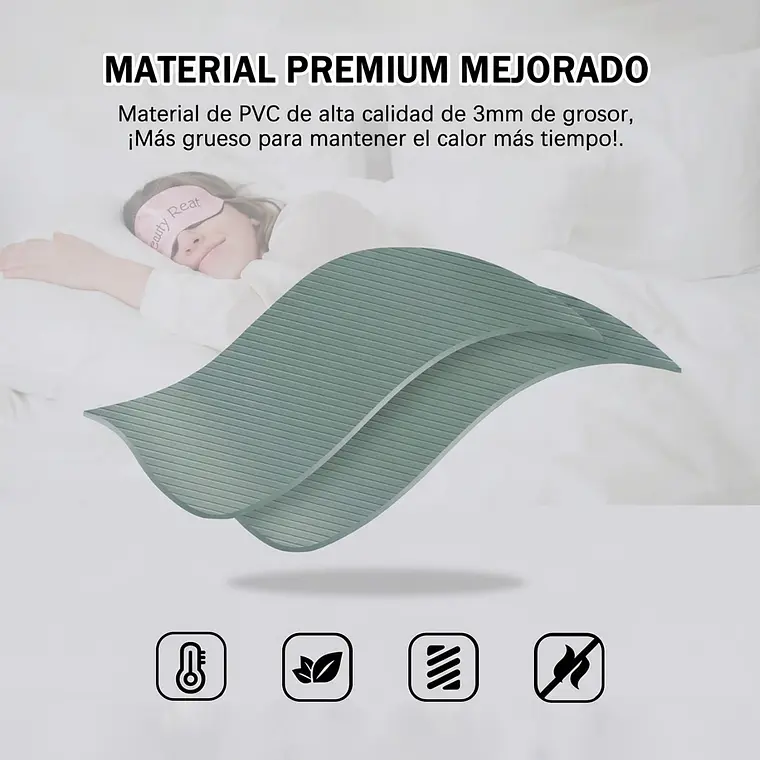 Guatero Bolsa De Agua Caliente Con Funda Tejida Guatero 2