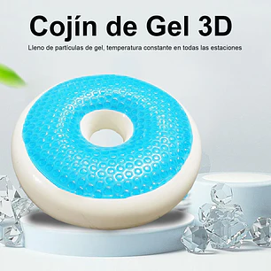 Almohada De Gel Donut, Alivio Dolor De Coxis