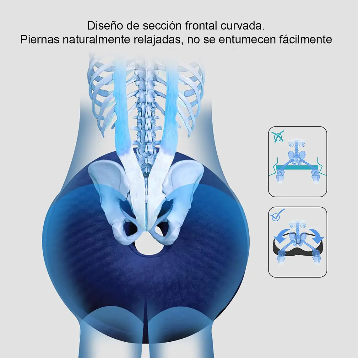 Almohada De Gel Donut, Alivio Dolor De Coxis 4