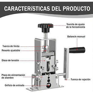 Pelacables Manual Y Para Taladro Maquina Pelador De Cables