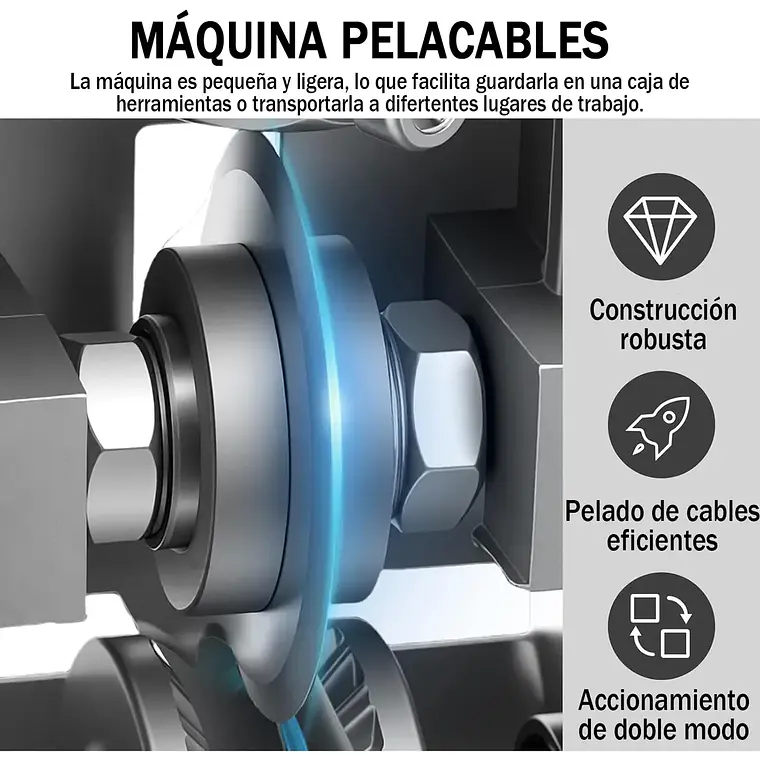 Pelacables Manual Y Para Taladro Maquina Pelador De Cables 3
