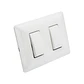 Interruptor De Luz Doble 250v/10a 10 A 250v - Miniatura 2