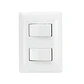 Interruptor De Luz Doble 250v/10a 10 A 250v - Miniatura 1