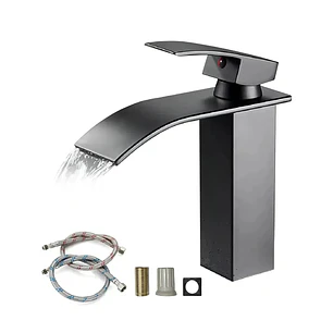 Llave Monomando Lavamanos Grifería Baño Cascada Mezclador