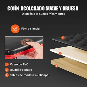 Camilla Para Mecanicos De 36 Pulgadas 150 Kg 6 Ruedas