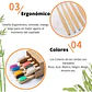 Cepillo De Dientes Bambu Adulto Pack 10 Unidades Ecologicos - Miniatura 4