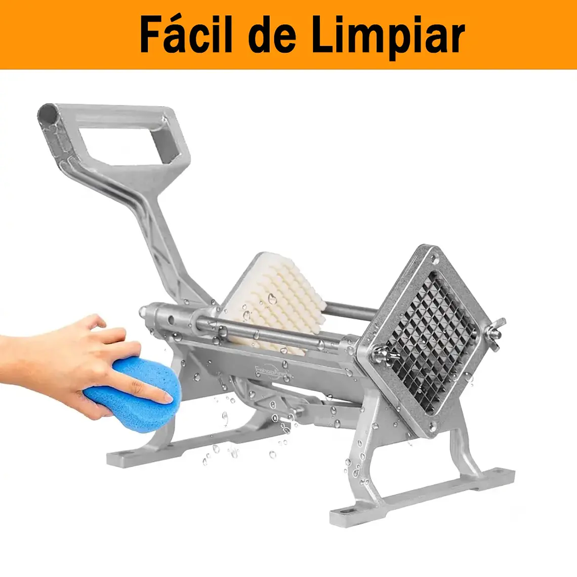 Cortadora De Papas Manual Picadora De Bastones 3 Cuchillas 4