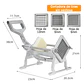 Cortadora De Papas Manual Picadora De Bastones 3 Cuchillas - Miniatura 7