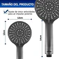 Cabezal Ducha De Mano Telefono Alta Presion Rociador 5 Modos - Miniatura 6