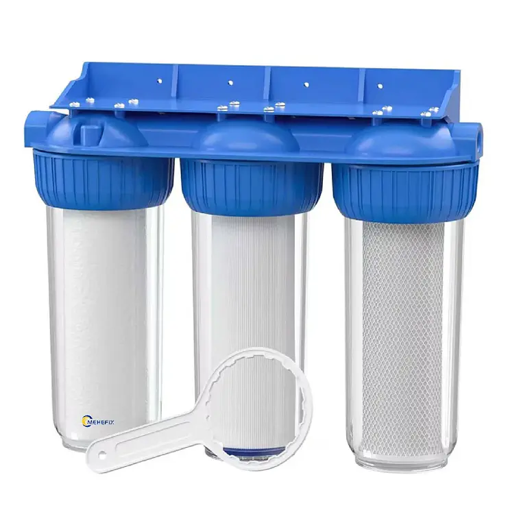 Filtro De Agua 3 Etapas Purificador 10 Pulgadas 5 Micras 1