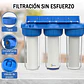 Filtro De Agua 3 Etapas Purificador 10 Pulgadas 5 Micras - Miniatura 5