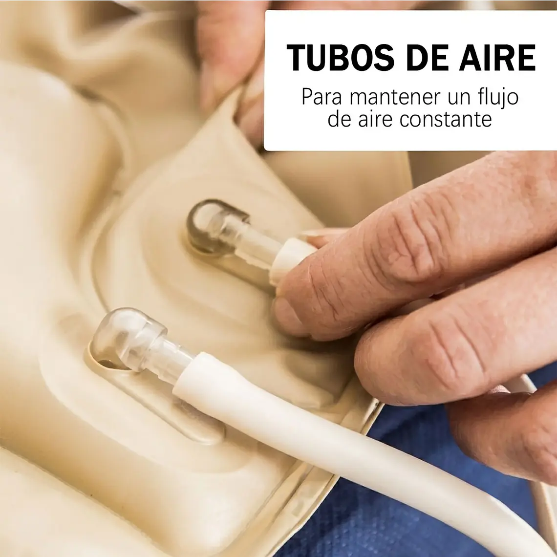 Colchon Antiescaras Inflable Con Motor Compresor Aire 200x90 5