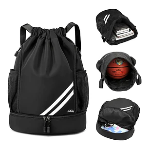 Mochila Deportiva Impermeable De Baloncesto Bolso Con Cordon